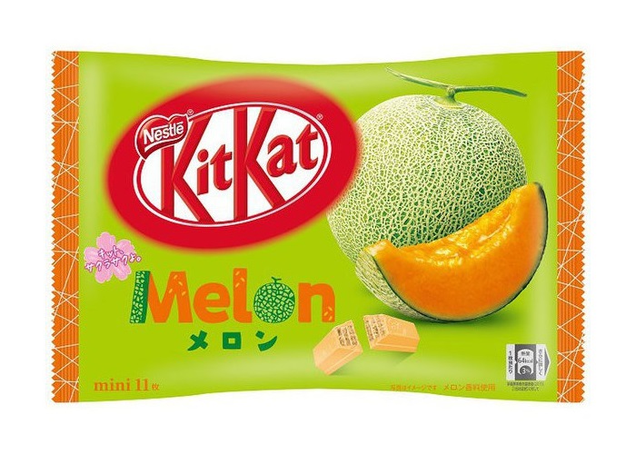 KitKat al gusto di melone - Nestle' 127g. (11 pezzi)